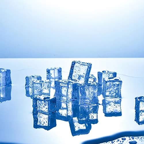 HUIANER Acrylic Ice Cubes 1inch | Realistic Square Shape for Photography & Decor thumbnail 5