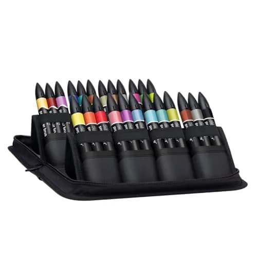 Winsor & Newton Promarker Set of 24 Mixed Markers | Alcohol-Based Ink for Illustration & Crafts thumbnail 3