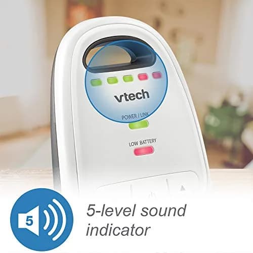 VTech Baby Monitor with Rechargeable Battery | Long Range, Clear Sound & Alerts thumbnail 5