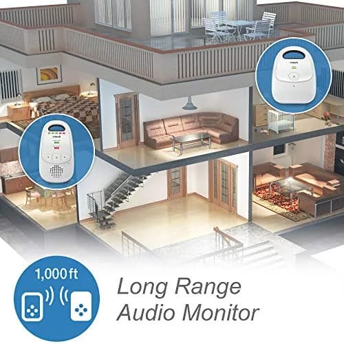 VTech Baby Monitor with Rechargeable Battery | Long Range, Clear Sound & Alerts thumbnail 3