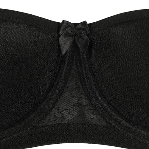 Rosme Women's Lace Balconette Bra D 40 | Natural Support & Comfort (110 characters) thumbnail 6