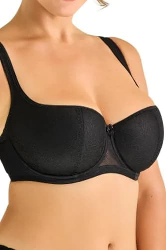 Rosme Women's Lace Balconette Bra D 40 | Natural Support & Comfort (110 characters) thumbnail 2