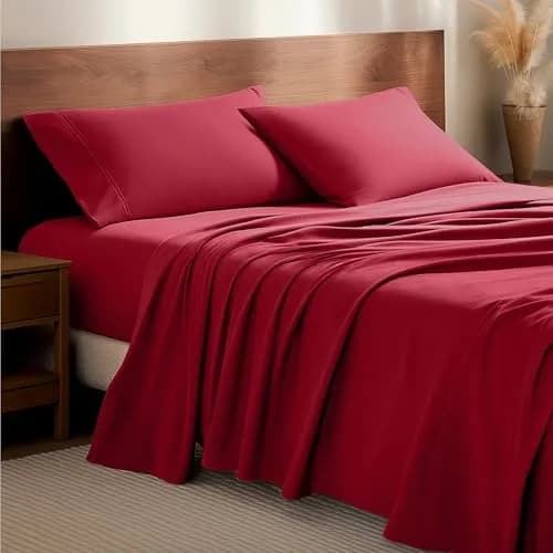 Bare Home Twin XL Flannel Sheet Set 100% Cotton | Warm, Soft & Durable for All-Season Comfort thumbnail 1