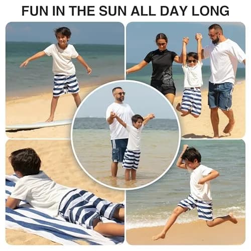 Kanu Surf Specter Beach Swim Trunk 18/20 | UPF 50+ Quick Dry Microfiber Boys Swimwear thumbnail 2