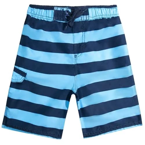 Kanu Surf Boys' Specter Beach Swim Trunk, Troy, 10/12 | UPF 50+ Quick Dry Microfiber thumbnail 1