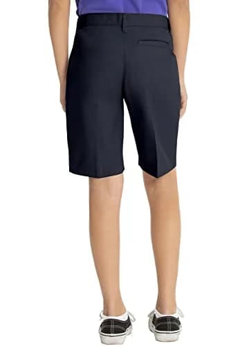 Classroom Big Girls Flat Front Low Rise Shorts 16 | Durable School Uniform Essential thumbnail 2