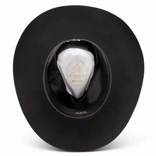 RESISTOL Briscoe 3X Cowboy Hat Black | Wool Felt Western Hat for Men (7 1/4) in India thumbnail 6