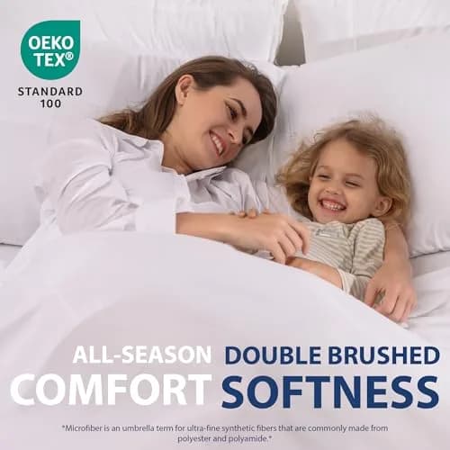 Cathay Home Full Sheet Set 156cm x 203cm (61.4" x 80") | Ultra-Soft Microfiber Brown Bedding thumbnail 6