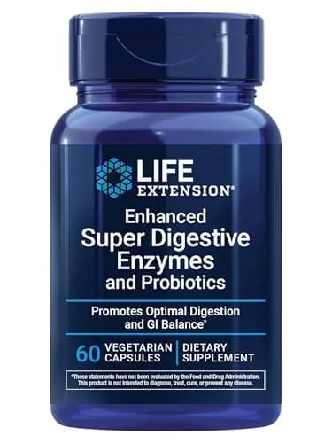 Life Extension Enhanced Super Digestive Enzymes and Probiotics, 60 Capsules | Supports Digestion & Nutrient Absorption thumbnail 1