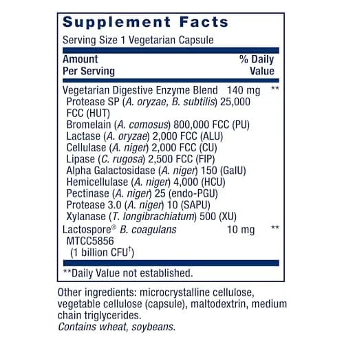 Life Extension Enhanced Super Digestive Enzymes and Probiotics, 60 Capsules | Supports Digestion & Nutrient Absorption thumbnail 2