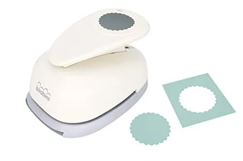 BiraBira Scalloped Circle Punch 2.5 inch | Paper Crafting Scrapbooking Tool thumbnail 1