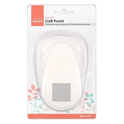 BiraBira Square Punch 1 3/4 x 1 3/4 inch | Perfect for Paper Crafting & Scrapbooking thumbnail 4