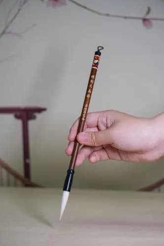 Easyou Hu Brush Chinese Calligraphy Brush Set L+M+S | Pure Goat Hair for Beginners thumbnail 8