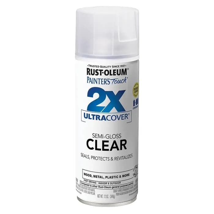 Rust-Oleum Painter's Touch 2X Ultra Cover Spray Paint, Semi-Gloss Clear Finish - view 4