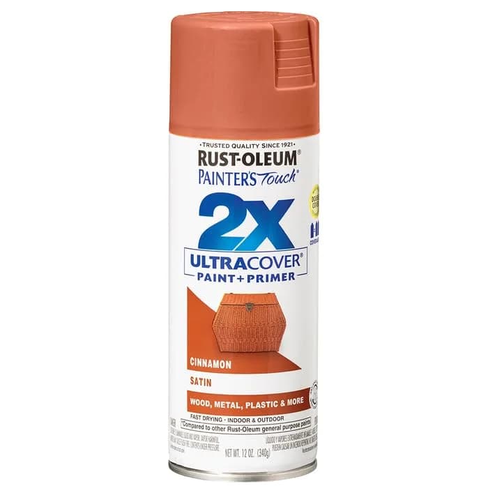 Rust-Oleum Painter's Touch 2X Satin Cinnamon Spray Paint - 340g (12 Oz) Can - main product image