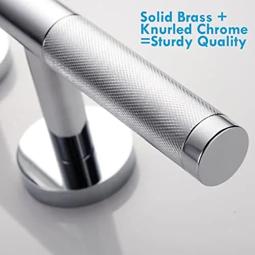 SANLIV Shower Foot Rest in Polished Chrome | Wall Mounted Brass Step for Shaving & Feet Support thumbnail 5