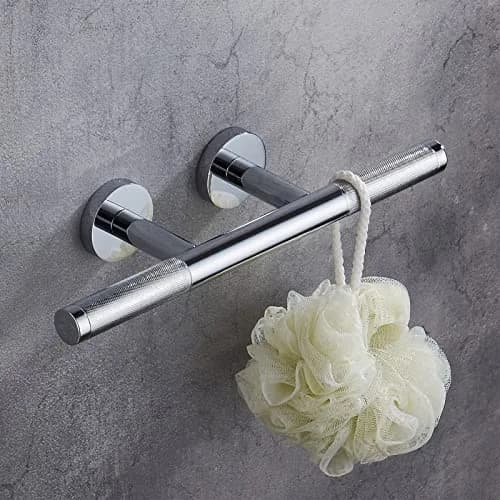 SANLIV Shower Foot Rest in Polished Chrome | Wall Mounted Brass Step for Shaving & Feet Support thumbnail 3