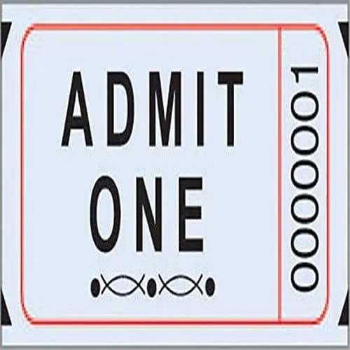 PREMIER SOUTHERN TICKET Single Ticket Roll, Pink | 2000 Tickets for Raffles & Events thumbnail 1