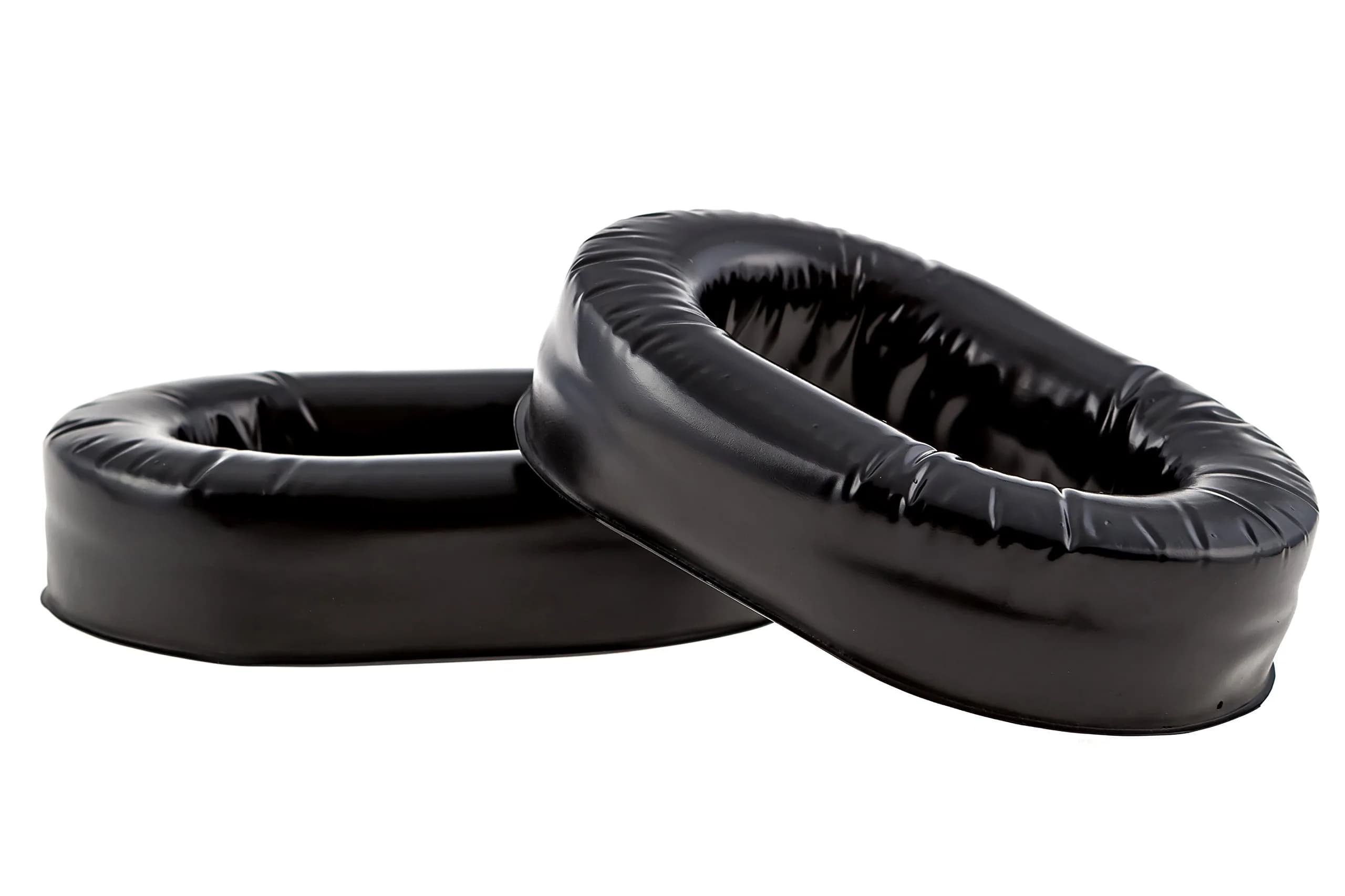 KORE AVIATION Ultra Plush Silicone Gel Ear Seals Ear Pads Replacement for Aviation Headsets, Racing, Gaming, Safety Style Headsets (Black, 2-Pack) - main product image