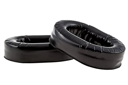 KORE AVIATION Ultra Plush Silicone Gel Ear Seals Ear Pads Replacement for Aviation Headsets, Racing, Gaming, Safety Style Headsets (Black, 2-Pack) thumbnail 1