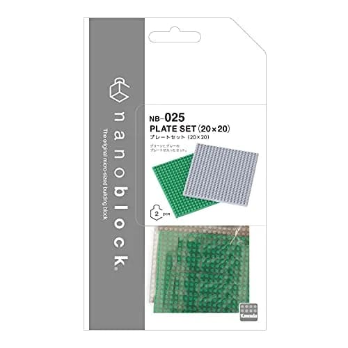 KAWADA nanoblocks NB025 20x20 Plate Set Building Kit | Educational Toy Building Block thumbnail 2