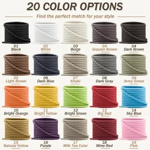 YFINE Waxed Round Shoe Laces: 39" Dark Grey Oxford Shoelaces for Dress Shoe | Durable, Moisture-Resistant, Unisex thumbnail 4