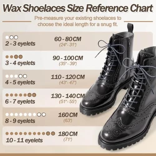 YFINE Waxed Round Shoe Laces: 39" Dark Grey Oxford Shoelaces for Dress Shoe | Durable, Moisture-Resistant, Unisex thumbnail 6