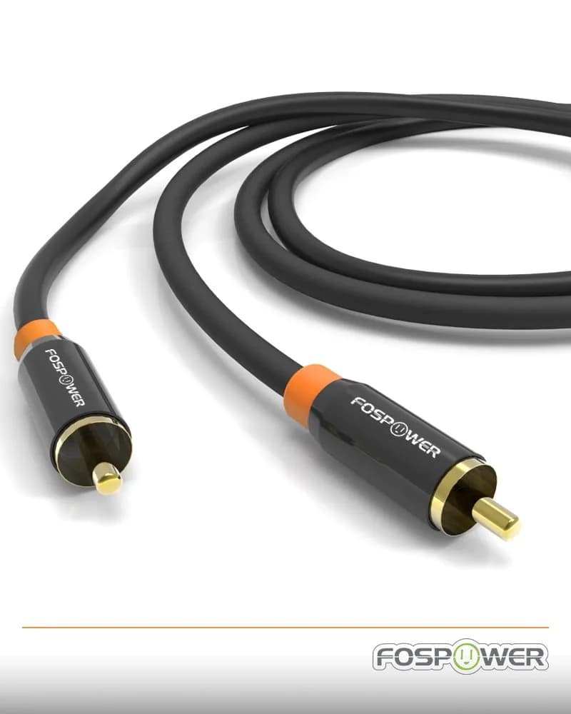 FosPower Digital Coaxial Audio Cable 1.83m (6ft) | Premium S/PDIF RCA Male to Male for Home Theater, HDTV, Subwoofer, Hi-Fi Systems - view 5