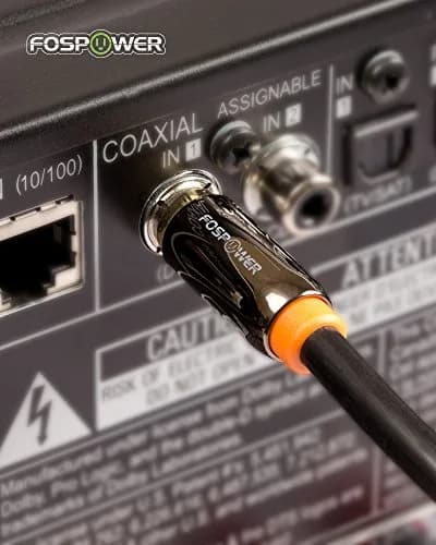 FosPower Digital Coaxial Audio Cable 0.91m (3ft) | Premium S/PDIF RCA Male to Male for Home Theater, HDTV, Subwoofer, Hi-Fi Systems thumbnail 4
