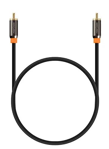 FosPower Digital Coaxial Audio Cable 0.91m (3ft) | Premium S/PDIF RCA Male to Male for Home Theater, HDTV, Subwoofer, Hi-Fi Systems thumbnail 3