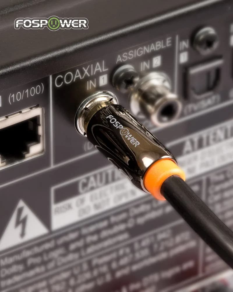 FosPower Digital Coaxial Audio Cable 0.91m (3ft) | Premium S/PDIF RCA Male to Male for Home Theater, HDTV, Subwoofer, Hi-Fi Systems - view 4