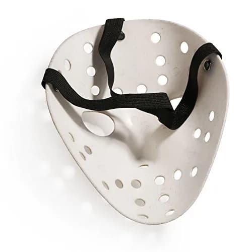 CASA CLAUSI Halloween Hockey Mask Cosplay Costume Prop for Kids Ages 3-8 | Lightweight Breathable Yellow Horror Mask thumbnail 4