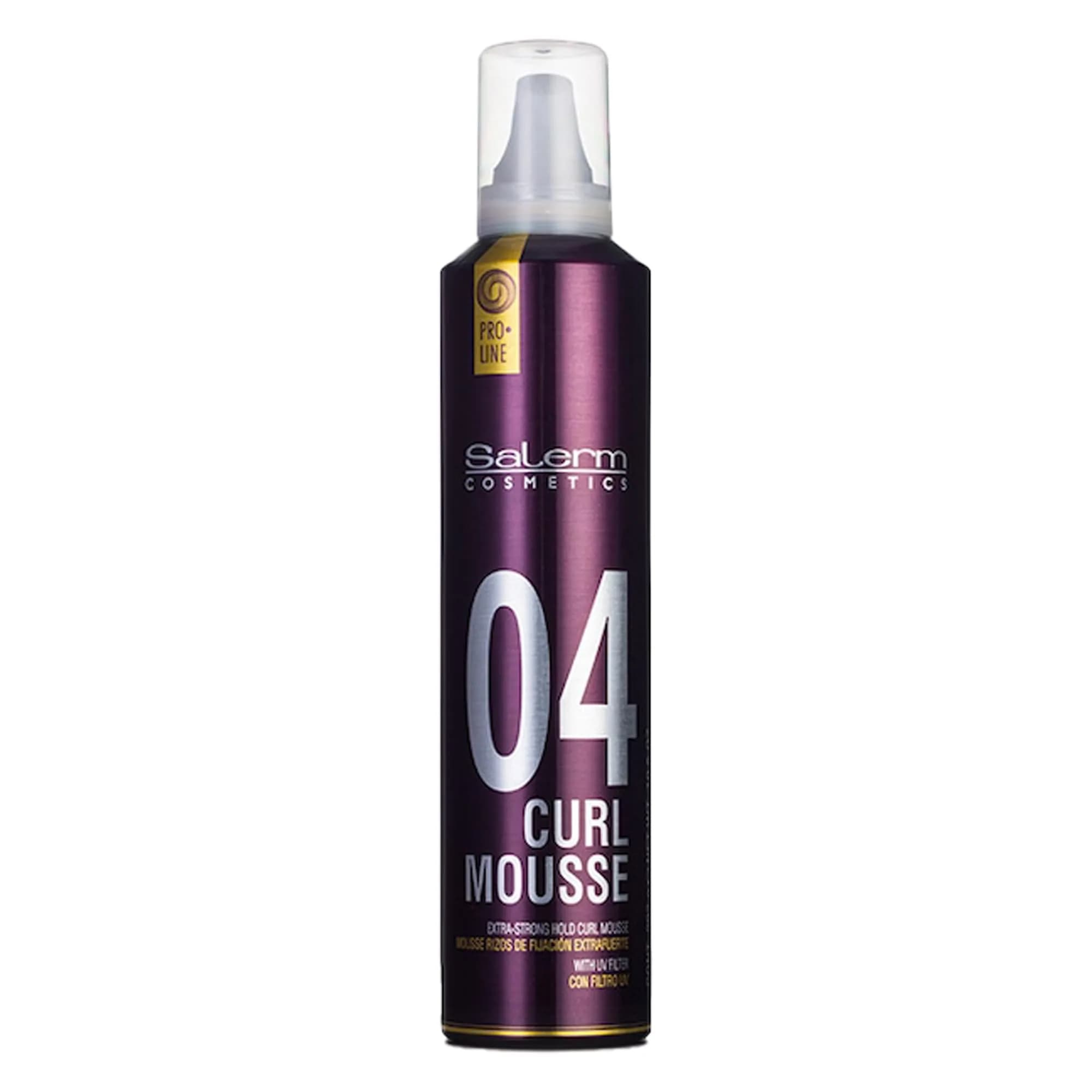 SALERM Curl Mousse 405 ml | Extra Strong Hold & Anti-Humidity for Defined, Frizz-Free Curls