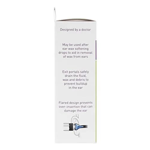 EZY DOSE Ear Wax Removal Syringe with 10 Saline Packs | 50ml (1.7 Fl Oz) | Doctor Designed for Safe & Gentle Cleaning thumbnail 4