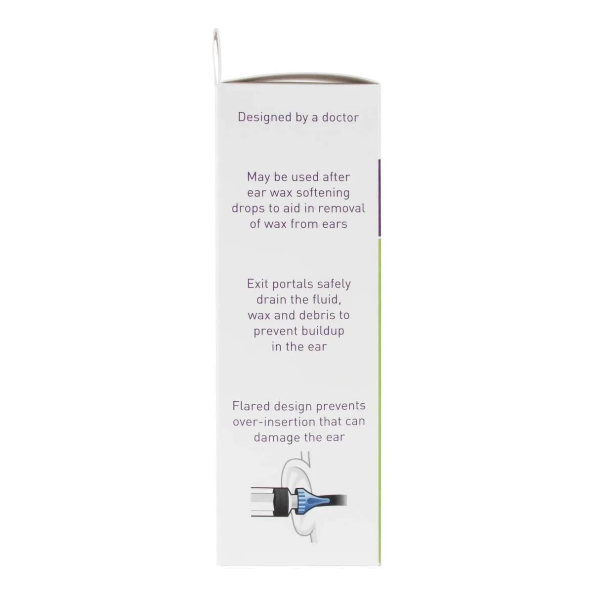 EZY DOSE Ear Wax Removal Syringe with 10 Saline Packs | 50ml (1.7 Fl Oz) | Doctor Designed for Safe & Gentle Cleaning - view 4