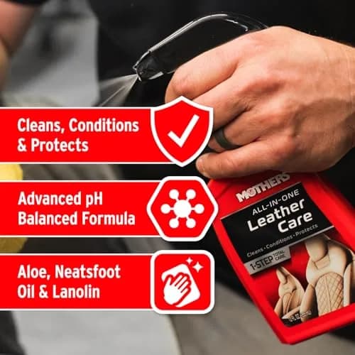 Mothers All-In-One Leather Care 12 oz | Deep Clean, Condition & Protect Leather thumbnail 3