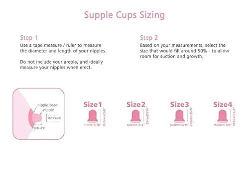 Supple Cups for Flat, Shy and Inverted Nipples (Size 4, 2-Pack) | Clinically Proven Latch Aid thumbnail 4
