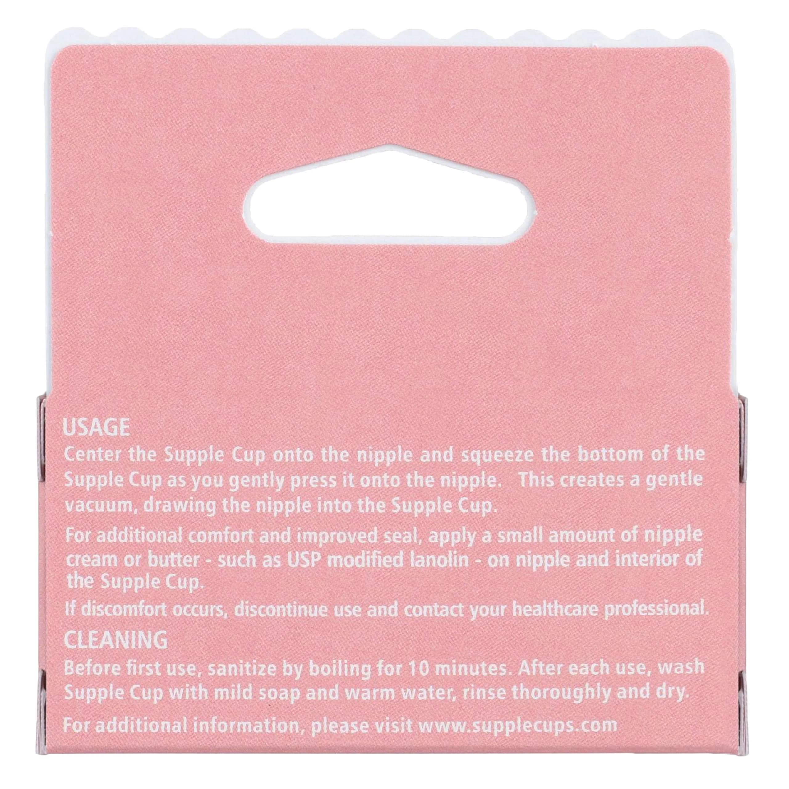 Supple Cups for Flat, Shy and Inverted Nipples (Size 4, 2-Pack) | Clinically Proven Latch Aid - view 2