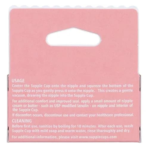 Supple Cups for Flat, Shy and Inverted Nipples (Size 4, 2-Pack) | Clinically Proven Latch Aid thumbnail 2