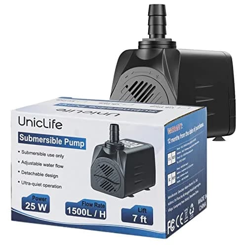 Uniclife UL400 Submersible Water Pump 400 GPH | Quiet, Detachable, Long Life thumbnail 4