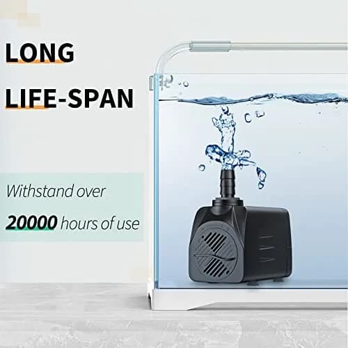 Uniclife UL400 Submersible Water Pump 400 GPH | Quiet, Detachable, Long Life thumbnail 6