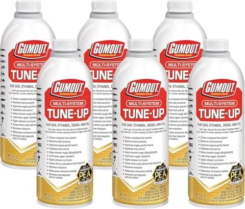 Gumout Multi-System Tune-Up Fuel System Cleaner 16 Fl Oz (473 ml) | Cleans Injectors, Carburetors & Valves thumbnail 1
