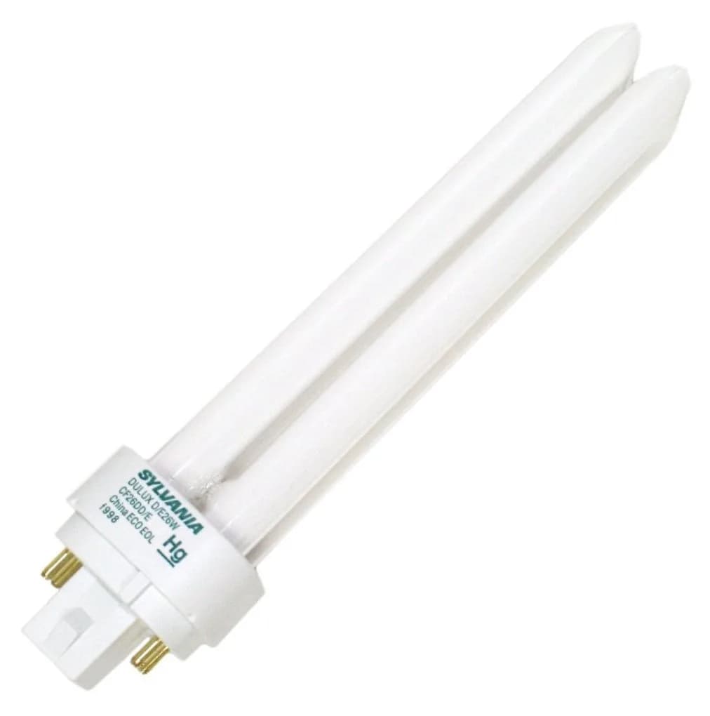 LEDVANCE Sylvania Dulux D/E CFL Light Bulb 26W 4100K Cool White G24q-3 Base 1710 Lumens 20,000 Hrs Life | 12 Pack - view 2