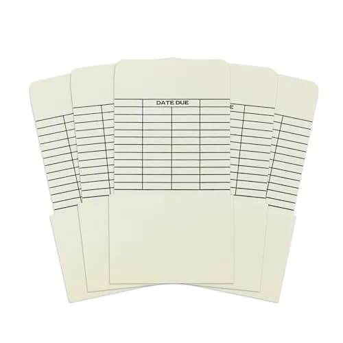 Hygloss Manila Library Pockets – Non-Adhesive Envelope 6.25 x 3.5 Inches | Durable, Made in USA thumbnail 4