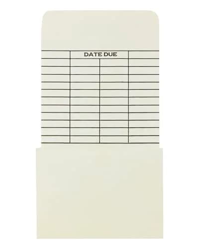 Hygloss Manila Library Pockets – Non-Adhesive Envelope 6.25 x 3.5 Inches | Durable, Made in USA thumbnail 2