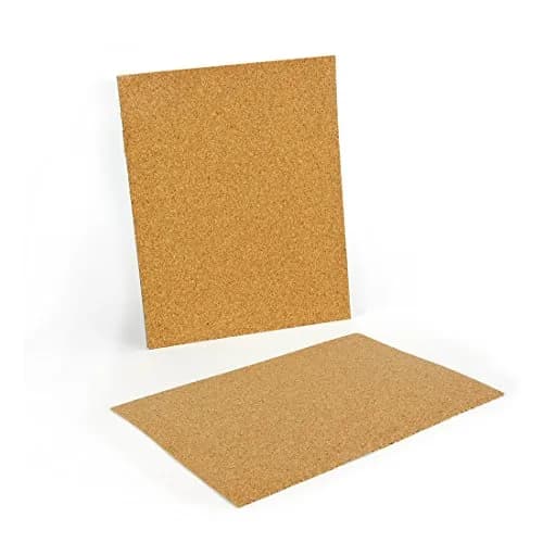 Hygloss Self-Adhesive Cork Sheets 21.59 x 27.99 cm (8.5 x 11 Inches), 2 Pack | Versatile Craft & Floor Protection thumbnail 1