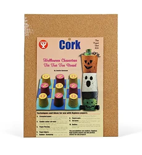 Hygloss Self-Adhesive Cork Sheets 21.59 x 27.99 cm (8.5 x 11 Inches), 2 Pack | Versatile Craft & Floor Protection thumbnail 2