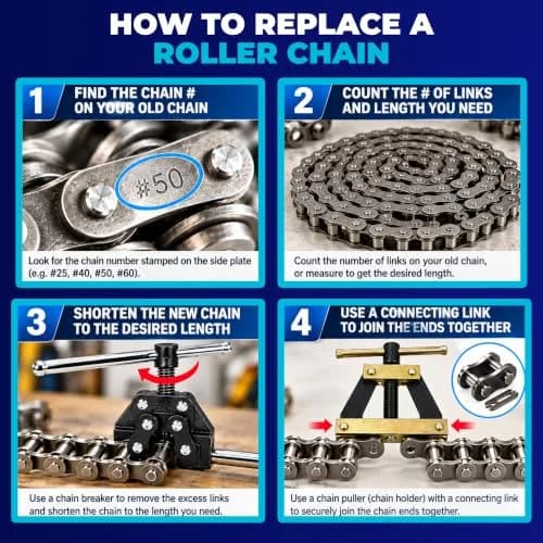 Jeremywell Chain Puller for #25#35#41#40#50#60 Chains | Premium Steel Bicycle & Motorcycle Tool thumbnail 4