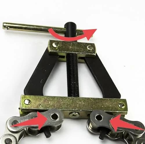 Jeremywell Roller Chain Tools Kit Fits #60#80#100 | Chain Breaker & Puller for Bicycle, Motorcycle, Go Kart thumbnail 4