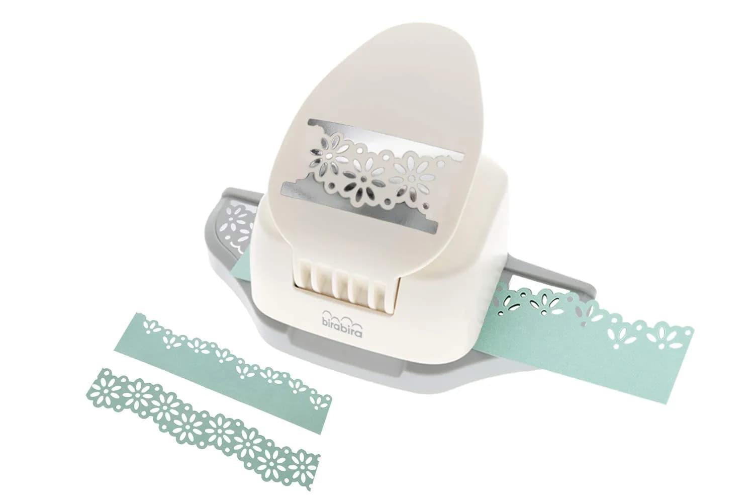 Bira Craft 2-in-1 Daisy Border Edge Craft Punch | 16.5cm (6.5") Punch Tool for Scrapbooking & Paper Crafts - main product image